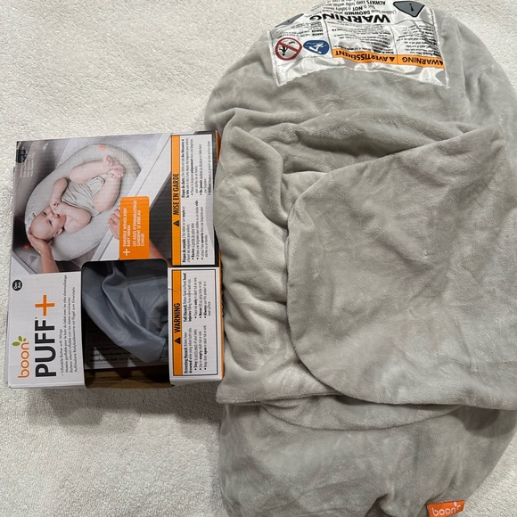 Puff+ Gray Bath Accessory - Picture 1 of 4